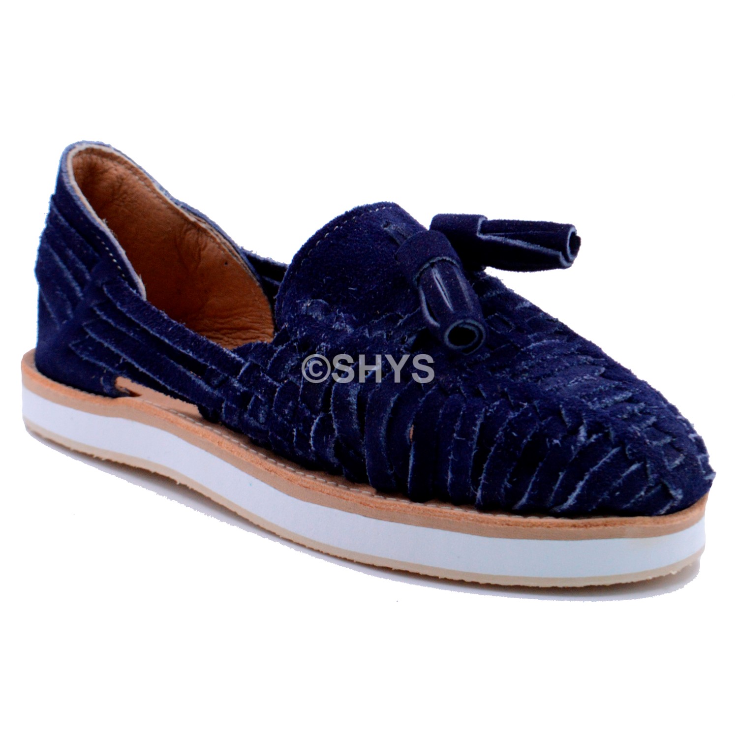 Leather Mexican Sandals For Woman Huaraches Purple Dds-022-2