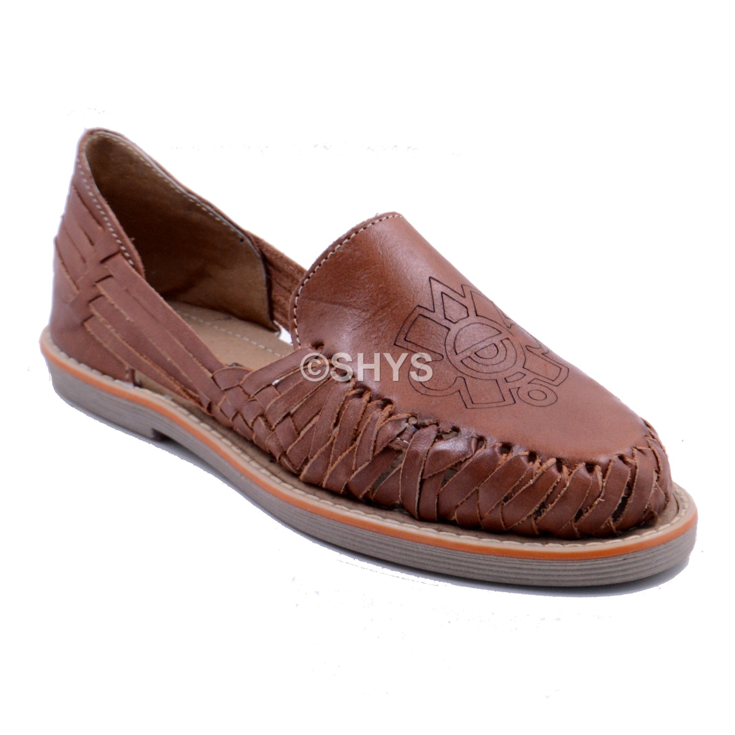 Leather Mexican Sandals For Woman Huaraches Chedron Dds-033-1